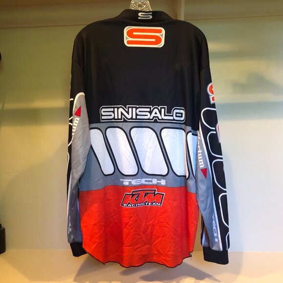 Sinisalo KTM Racing Mororcylce Motocross Jersey Size XL - Picture 6 of 10